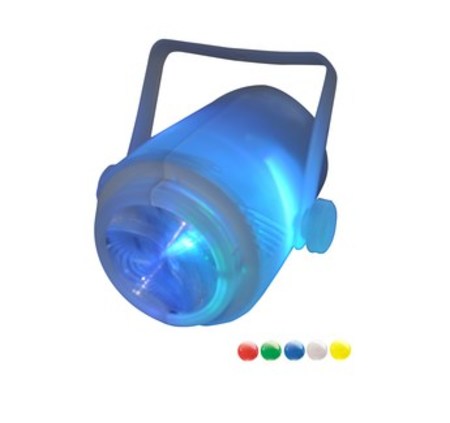 Image principale du produit Effet Led Power Lighting LYSA CRYSTAL 5x3W RGBWY