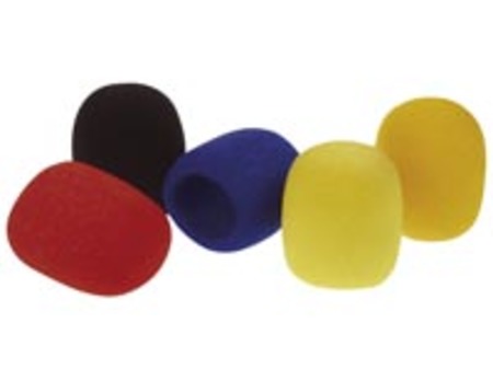 Image principale du produit Lot de 5 bonnettes antivent pour micro 5 couleurs assorties