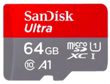 Image principale du produit Carte SD XC 64Gb sandisk
