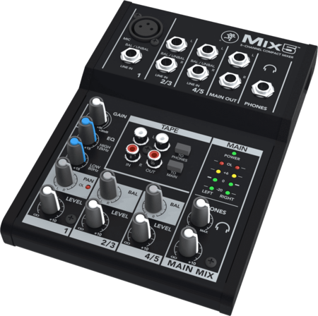 Image principale du produit Mixage analogique Mackie MIX5 5 canaux