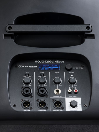 Image nº7 du produit MOJO1200LINEEVO Audiophony enceinte à colonne 2x 300W RMS avec bluetooth, mixeur et DSP
