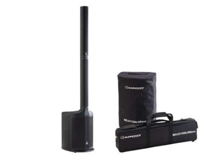 Image principale du produit MOJO1200LINEEVO Audiophony enceinte à colonne 2x 300W RMS avec bluetooth, mixeur et DSP