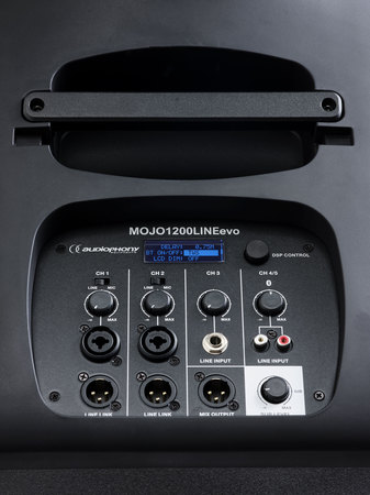 Image nº3 du produit MOJO1200LINEEVO Audiophony enceinte à colonne 2x 300W RMS avec bluetooth, mixeur et DSP