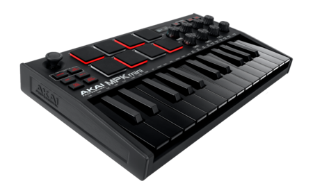 Image principale du produit MPK Mini MKIII BK Akai - Clavier midi USB 25 touches 8 pads noir