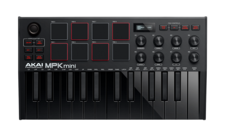 Image nº3 du produit MPK Mini MKIII BK Akai - Clavier midi USB 25 touches 8 pads noir