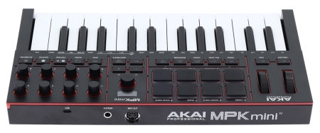 Image nº6 du produit MPK Mini IV-B Akai - Clavier mini noir 25 touches 8 pads 8 rotatifs