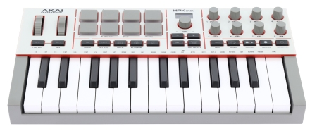 Image nº3 du produit MPK Mini IV-W Akai - Clavier mini gris 25 touches 8 pads 8 rotatifs