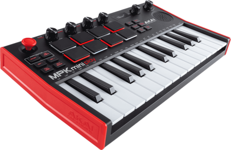 Image principale du produit MPK Mini MKIII Play Akai - Clavier midi USB 25 touches 8 pads avec HP