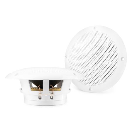 Image principale du produit MSV50 Vonyx - Paire de haut parleur encastrable 5 pouces 80W 8ohms blanc