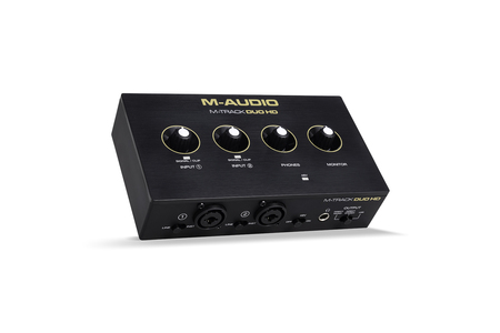 Image principale du produit M-Track Duo HD M-Audio - Carte son 2 entrées port USB-C