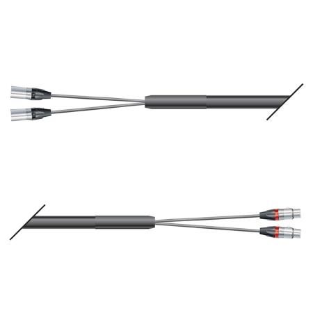 Image principale du produit Multipaires souple 2 XLR Neutrik 15m