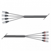 Image principale du produit Multipaires souple 4 XLR Neutrik 50m Sommer cable