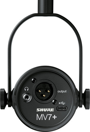 Image secondaire du produit MV7+ K Shure - Micro numérique XLR et USB-C pour podcast