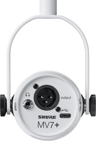 Image secondaire du produit MV7+-W Shure - Micro Podcast XLR et USB-c Blanc