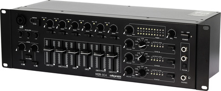 Image secondaire du produit MZR-804 Algam Audio – Mixage 8 entrées 2 mic 6 ligne vers 4 zones