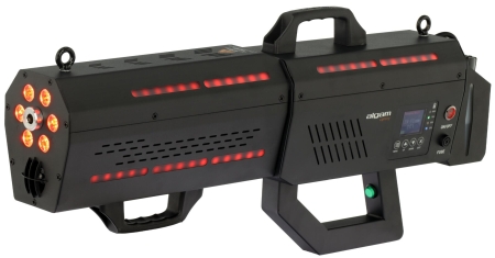 Image nº3 du produit PACK FMG-CYCLONE HOUSSE ALGAM LIGHTING - Machine à fumée portable 1200W batterie 60s jet 10m sac de transport et 5l de liquide steam offert
