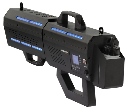 Image nº4 du produit PACK FMG-CYCLONE ALGAM LIGHTING - Machine à fumée portable 1200W batterie 60s jet 10m + 5l de liquide steam