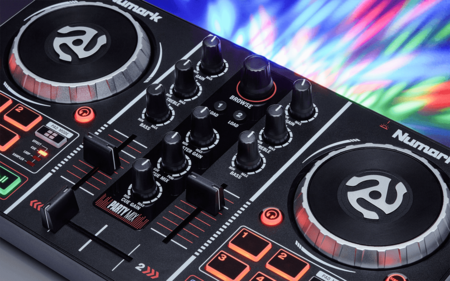 Numark Party Mix Live - Platine DJ avec enceintes intégrées, jeux