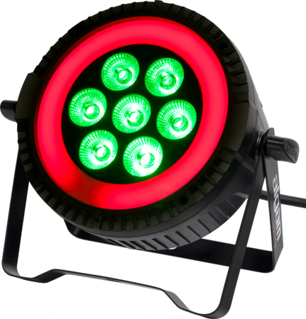 Image nº3 du produit PARWASH76-RING Algam Lighting - Par led 7X8W RGBW avec anneau lumineux.