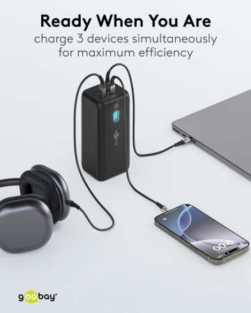 Image nº4 du produit Powerbank 65W 20000mAh avec 3 sorties