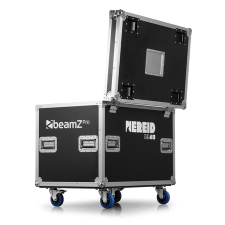 Image nº10 du produit Flight de 2 Nereid1940 BeamZ Pro – 2 Lyres Wash Bee Eyes 19 X 40W RGBW IP65 en flightcase