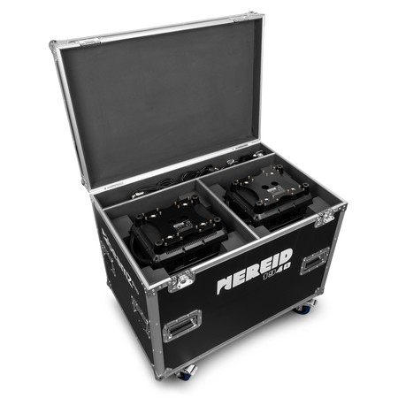 Image nº11 du produit Flight de 2 Nereid1940 BeamZ Pro – 2 Lyres Wash Bee Eyes 19 X 40W RGBW IP65 en flightcase