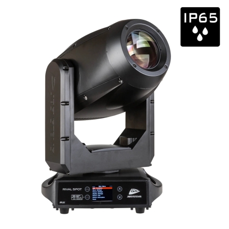 Image secondaire du produit Pack 2 Lyres LED Spot 300W IP65 WDMX + 1 Flightcase 12