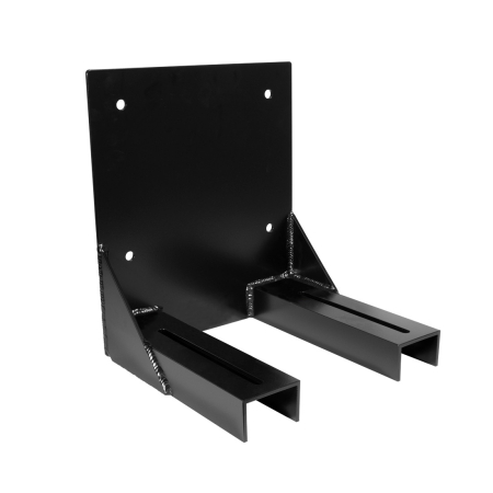 Image principale du produit Platine murale noire 400kg réglable