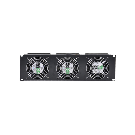 Image principale du produit PLR-3FAN 3U Power acoustics - Plaque de rack 3U avec 3 ventilateurs