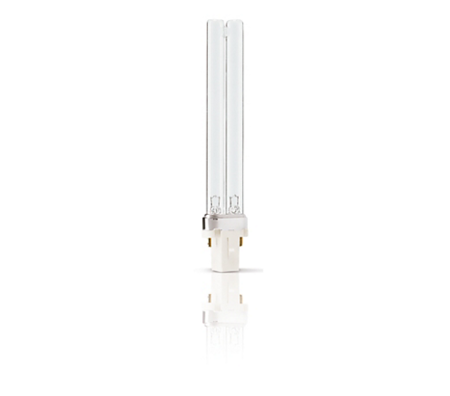 Image principale du produit Lampe G23 11W Philips PL-S 11W/2P UV-C germicide