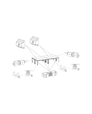 Image nº3 du produit PLTS-T1x1 ConteStage – Plateau de praticable triangulaire 1m X 1m 750kg/M2