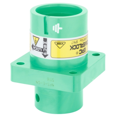 Image principale du produit Embase Powerlock source A1 S Terre max 400A sans contact