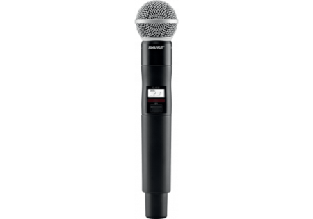 Image principale du produit QLXD2-58-K51 Shure - Micro Emetteur main série QLX capsule SM58 bande K51