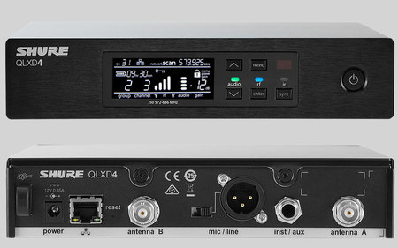 Image nº3 du produit QLXD24-KSM9-K51 Shure - Système micro HF série QLXD avec Emetteur main KSM9 bande K51