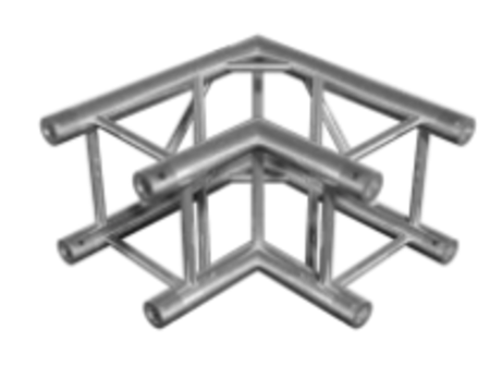 Image principale du produit Quatro 290 40405 Mobil Truss - Angle structure carrée 2 départs à 90°