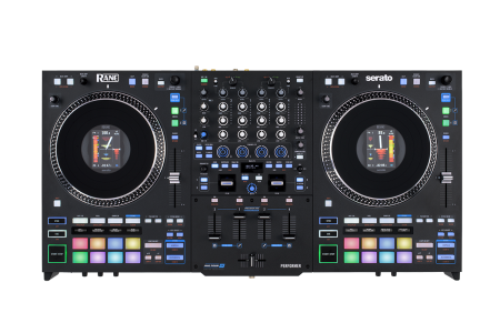 Image principale du produit Rane DJ Performer Contrôleur DJ motorisé 4 voies, plateaux motorisés, stems Serato, 16 pads