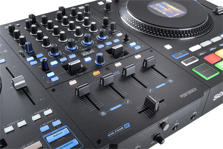 Image nº7 du produit Rane DJ Performer Contrôleur DJ motorisé 4 voies, plateaux motorisés, stems Serato, 16 pads