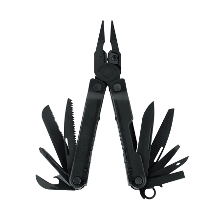 Image principale du produit REBAR Black Leatherman - Pince multifonction 17 outils