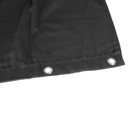 Image secondaire du produit Rideau noir 4m(Long) 3m(Haut) Certifié B1 avec oeillets acier ourlé