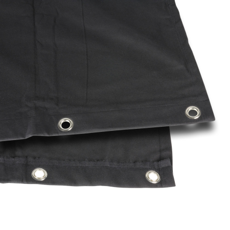 Image nº3 du produit Rideau noir 4m(Long) 3m(Haut) Certifié B1 avec oeillets acier ourlé