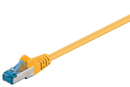 Image principale du produit Câble Rj45 Cat 6A S/FTP 1m50 jaune