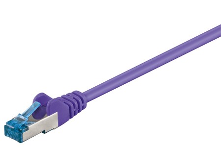 Image principale du produit Câble Rj45 Cat 6A S/FTP 1m50 violet