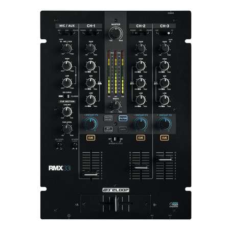 Image principale du produit RMX-33i Reloop Table de mixage DJ 3 voies + effets
