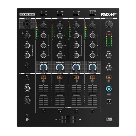 Image principale du produit RMX-44 BT reloop Table de mixage DJ 4 voies + effets + bluetooth