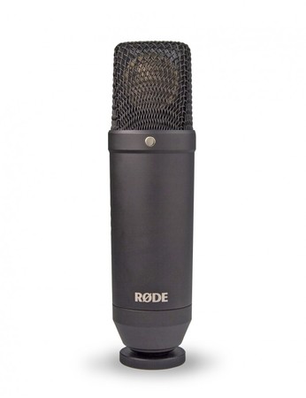 Image principale du produit NT1-KIT RODE Microphone à condensateur noire cardioïde avec suspension SM6 et câble XLR