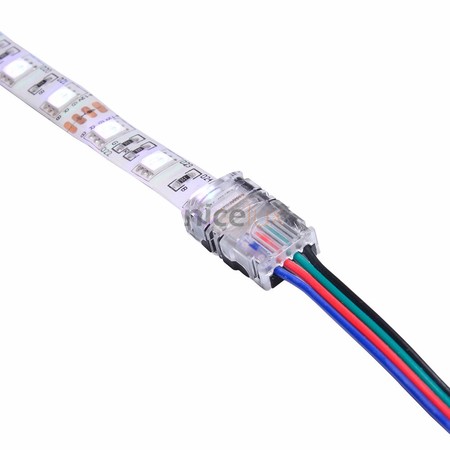 Image nº3 du produit Connecteur pour connecter un câble 4 fils sur un ruban led RGB