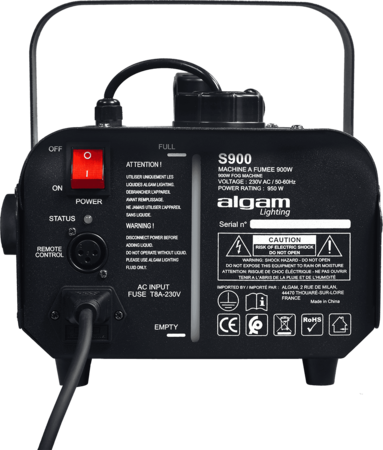 Image secondaire du produit S900 Algam Lighting - machine à fumée 900W avec télécommande sans fil