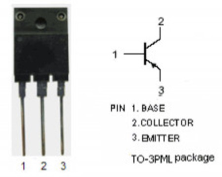 Image principale du produit Transistor B778 2SB778 PNP -120V -10A 80W TO-3PML