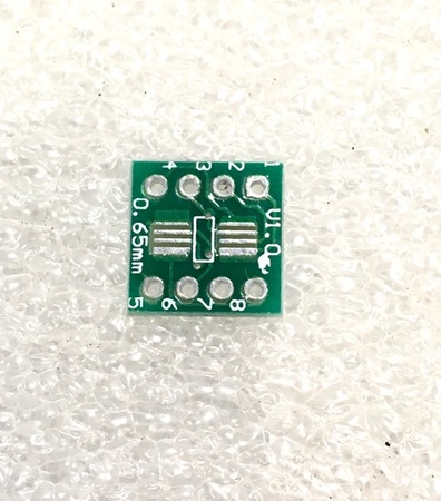 Image secondaire du produit Plaque PCB adaptateur CI cms DIP8 vers SOP 8 et SSOP8