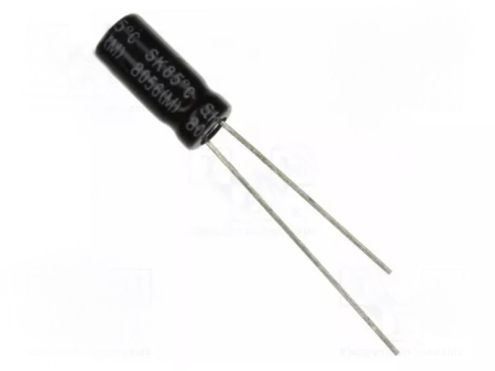 Image principale du produit Condensateur 1µF 250V polarisé électrolytique radial
